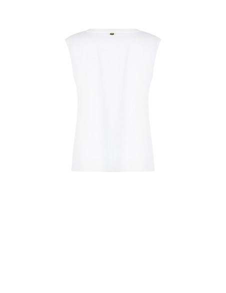 T-shirt avec imprimé maxi et clous Rinascimento