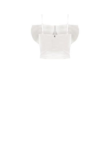 Top crop bustier avec maxi nœud Rinascimento