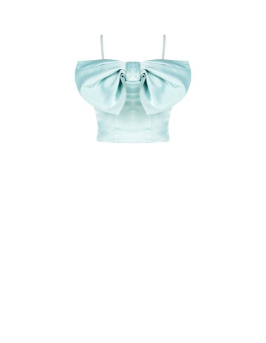 Cropped bustiertop met maxi-strik Rinascimento