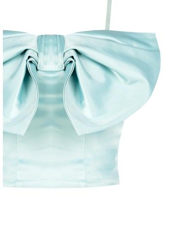 Cropped bustiertop met maxi-strik Rinascimento