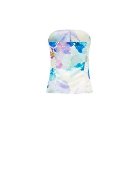 Gilet à motif floral Rinascimento