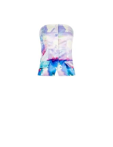 Gilet à motif floral Rinascimento