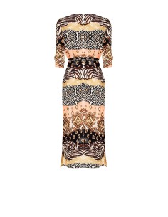 Robe longue à corsage froncé et fermeture éclair au dos Rinascimento 2