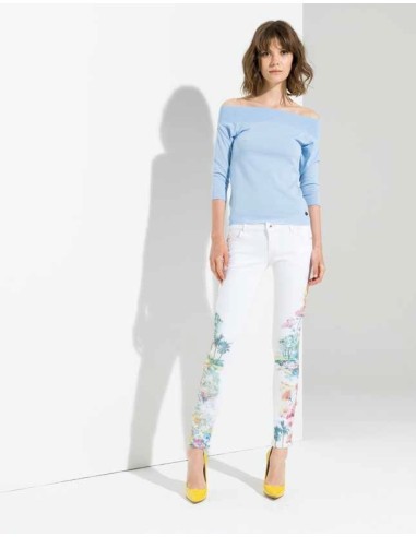 Denim avec applications Fracomina