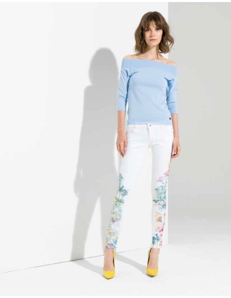 Denim avec applications Fracomina