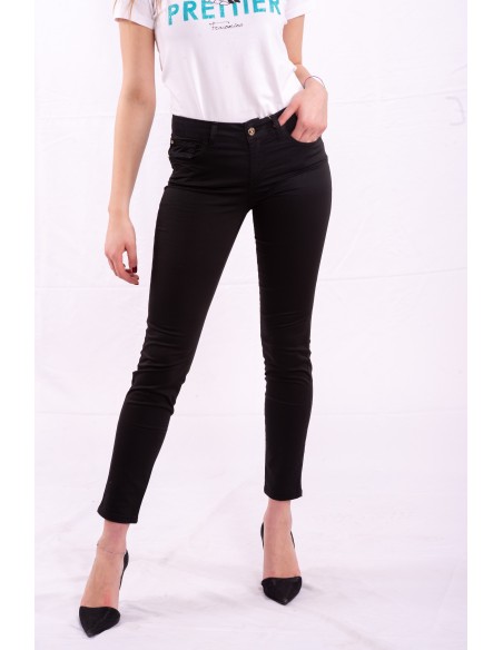 Pantalon cigarette uni Fracomina