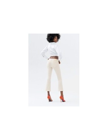 Gekleurde Bella Flare Cropped Stretch-jeans van Fracomina