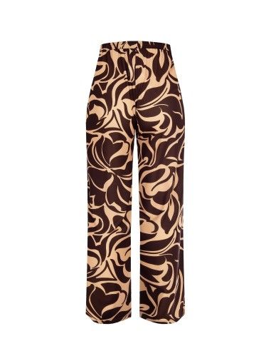 Pantalon palazzo avec élastique au dos Rinascimento Curvy
