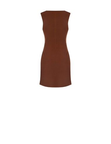 Robe courte fourreau froncée sur un côté Rinascimento