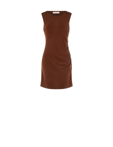 Robe courte fourreau froncée sur un côté Rinascimento