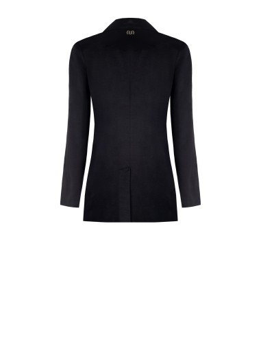 Veste blazer à un bouton en satin mat Rinascimento