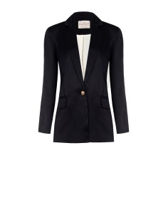 Veste blazer à un bouton en satin mat Rinascimento 2