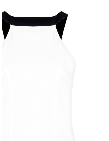 Strakke crop top van technische stof met strik aan de achterkant Rinascimento