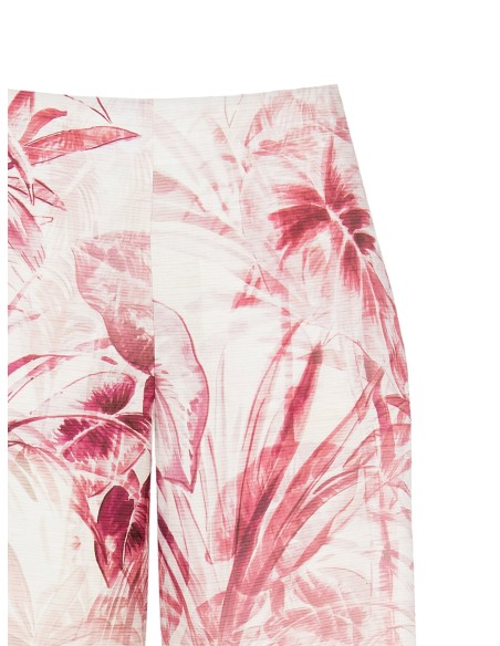 Pantalon palazzo en coton avec élastique au dos Rinascimento