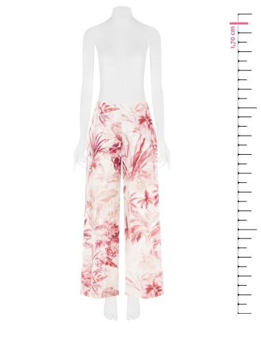 Pantalon palazzo en coton avec élastique au dos Rinascimento