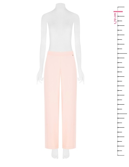Pantalon large en tissu fluide avec poches et élastique au dos Rinascimento