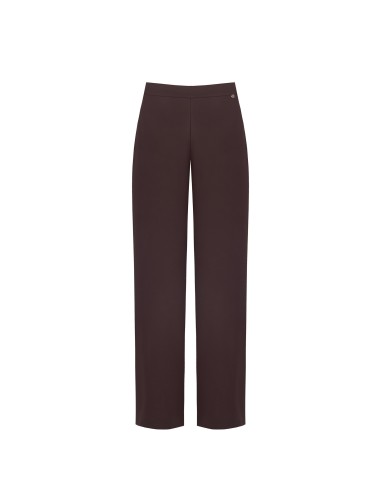 Pantalon large en tissu fluide avec poches et élastique au dos Rinascimento