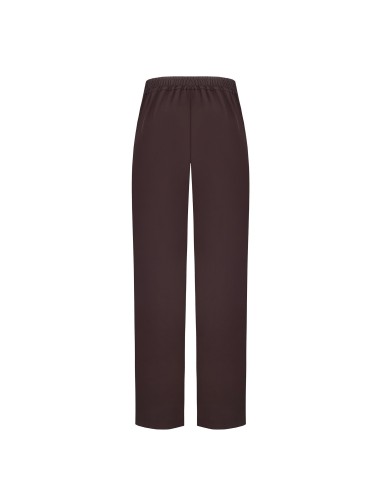 Pantalon large en tissu fluide avec poches et élastique au dos Rinascimento