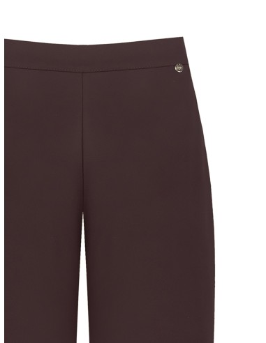 Pantalon large en tissu fluide avec poches et élastique au dos Rinascimento