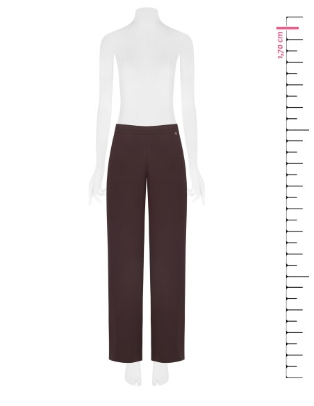 Pantalon large en tissu fluide avec poches et élastique au dos Rinascimento