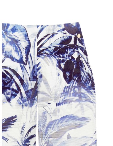 Pantalon palazzo en coton avec élastique au dos Rinascimento
