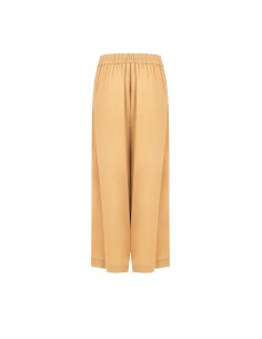 Pantalon palazzo extra-large en mélange de viscose et de lin, avec poches et élastique au dos Rinascimento 2
