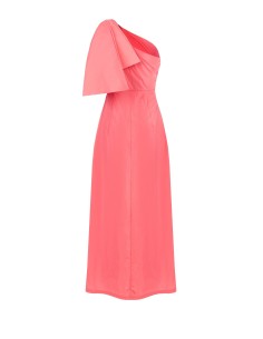 Lange asymmetrische nylonjurk met strik van Rinascimento 2