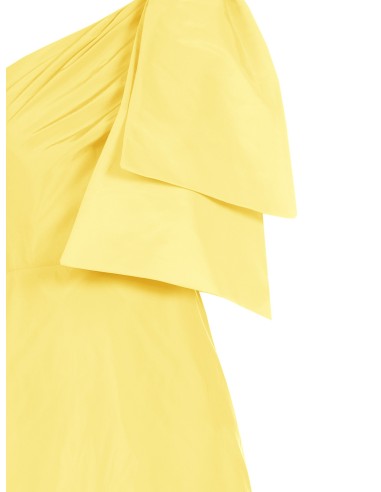 Robe longue asymétrique en nylon avec nœud Rinascimento