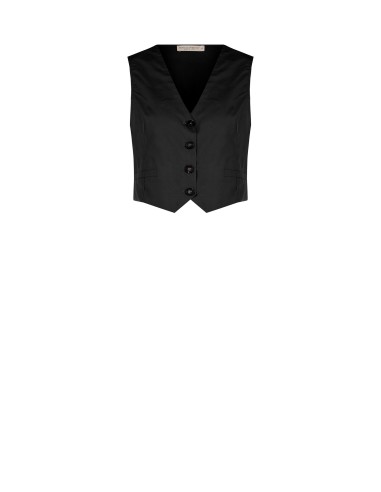 Gilet carré en coton Rinascimento