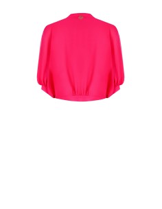 Boléro en georgette à manches bouffantes Rinascimento 2