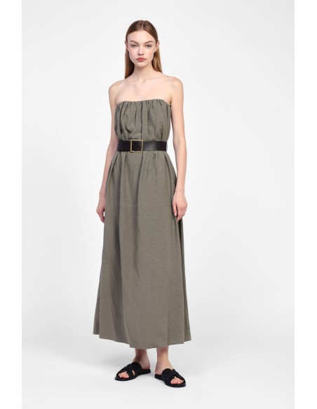 Robe longue avec ceinture réglable Dixie