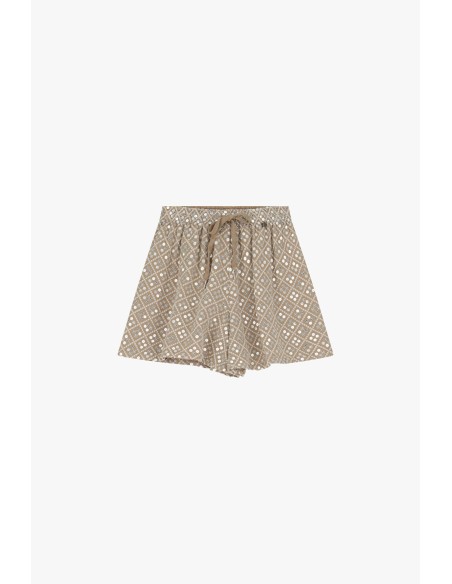 Shorts à motifs avec ceinture Dixie