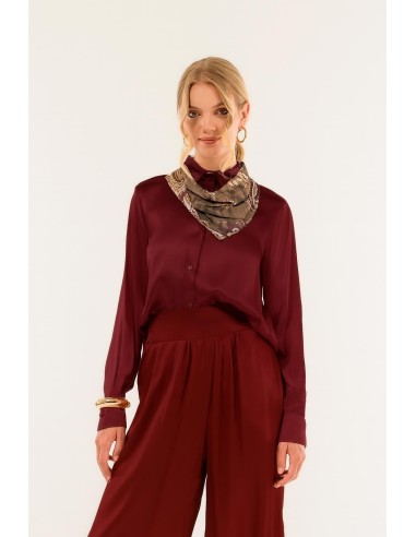 Chemisier femme avec foulard Kontatto