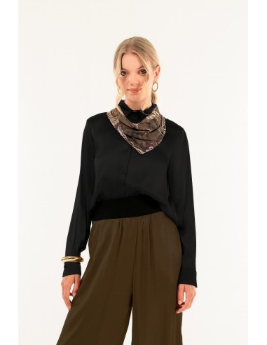 Chemisier femme avec foulard Kontatto