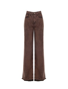 Rechte jeans met gerafelde zoom van Rinascimento