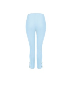Pantalon cigarette en tissu technique avec boutons aux chevilles Rinascimento 2