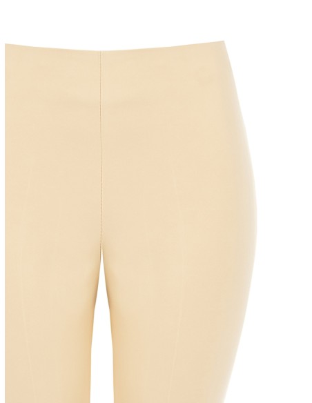 Pantalon cigarette en tissu technique avec boutons aux chevilles Rinascimento