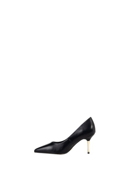 Lage pumps met gouden hak Rinascimento