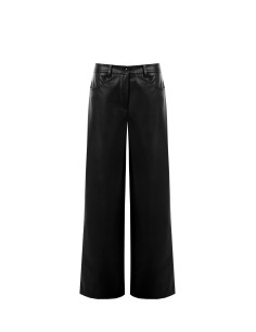 Pantalon palazzo extra-large en similicuir Rinascimento