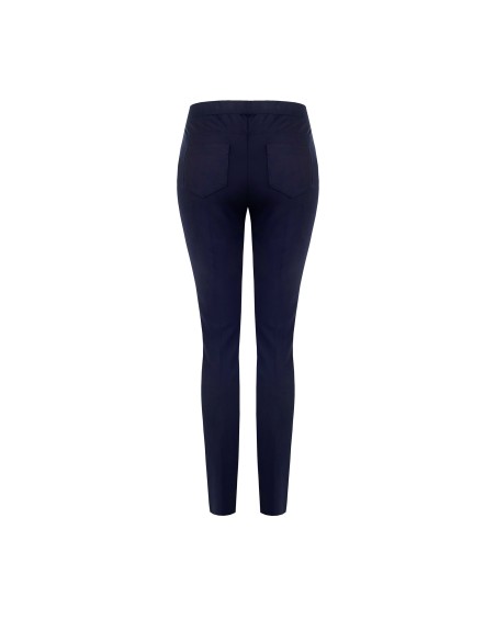 Pantalon skinny extensible avec élastique à la taille Rinascimento