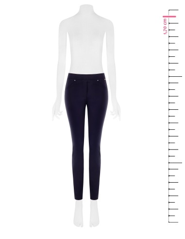 Skinny stretchbroek met elastische tailleband van Rinascimento