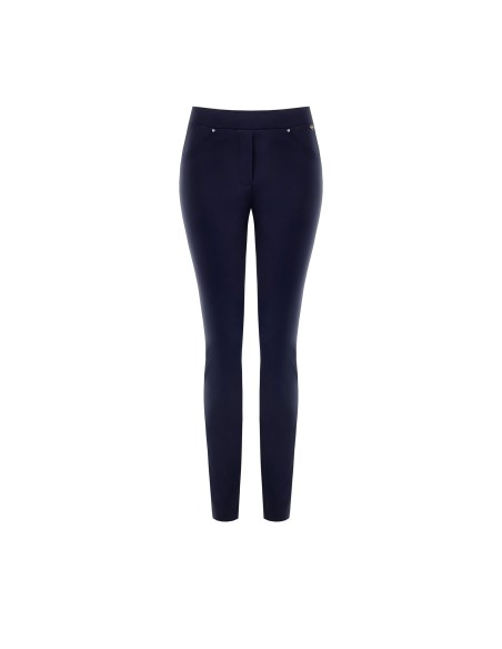 Pantalon skinny extensible avec élastique à la taille Rinascimento