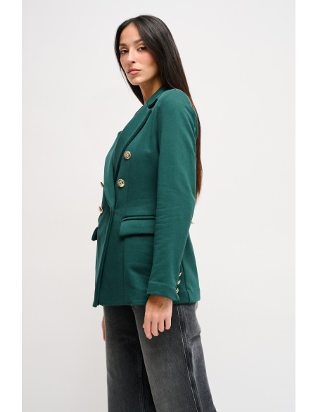 Veste en coton à double boutonnage Maryley