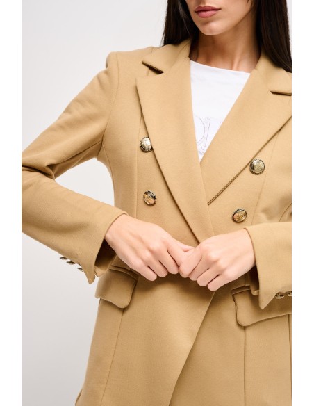 Veste en coton à double boutonnage Maryley