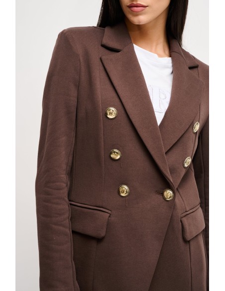 Veste en coton à double boutonnage Maryley