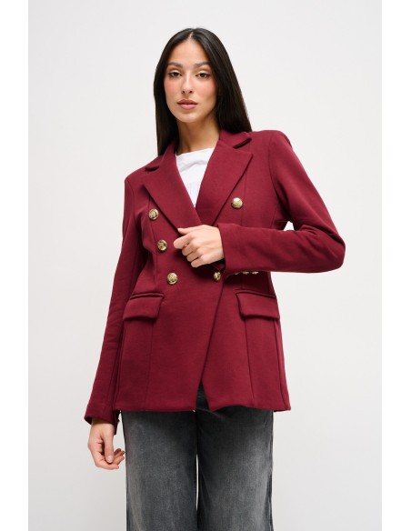 Veste en coton à double boutonnage Maryley
