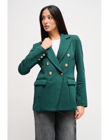Veste en coton à double boutonnage Maryley