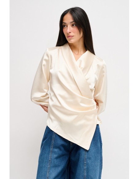 Blouse à bas asymétrique Maryley