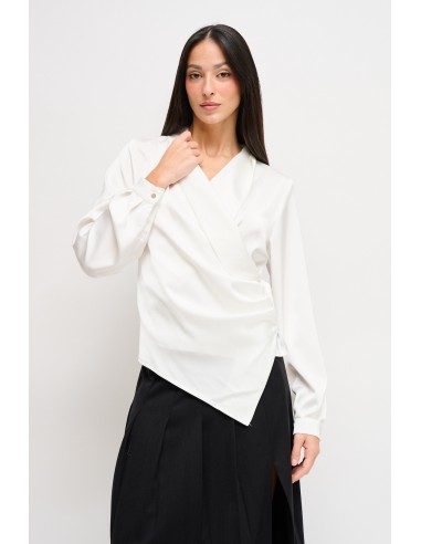 Blouse à bas asymétrique Maryley