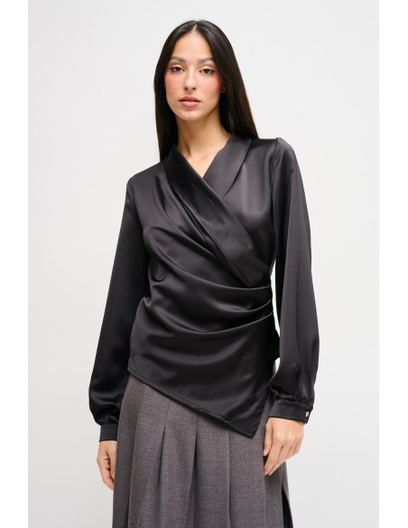 Blouse à bas asymétrique Maryley